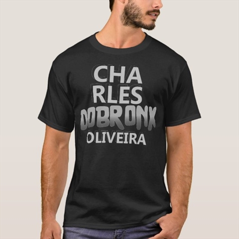 Charles do Bronx Oliveira Black T-Shirt