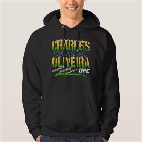 Charles do Bronx Oliveira Black Hoodie