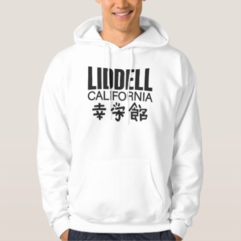 Lidell California Chuck Liddell White Hoodie