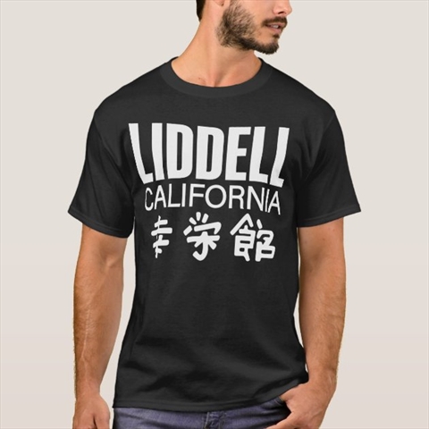 Lidell California Chuck Liddell Black T-Shirt