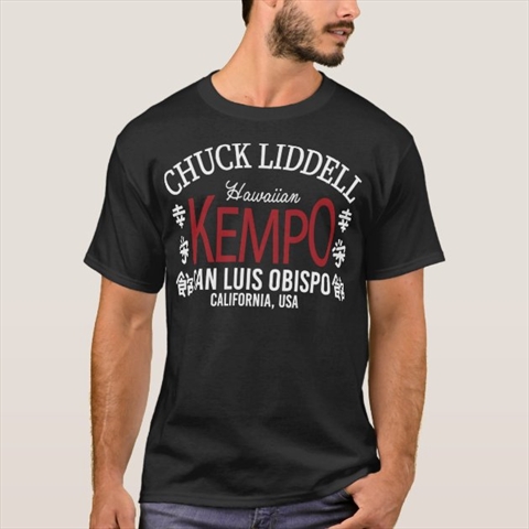 Chuck Lidell Hawaiian Kempo Black T-Shirt