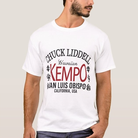 Chuck Lidell Hawaiian Kempo White T-Shirt