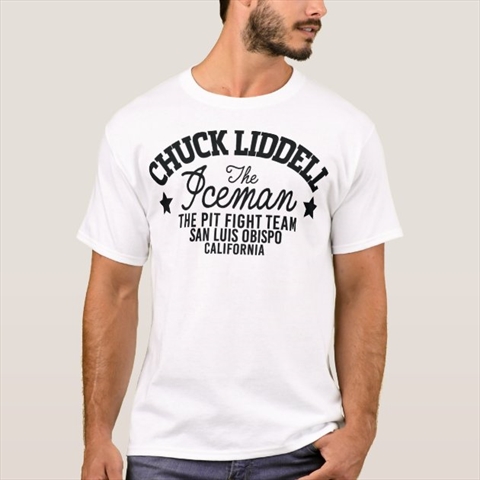 Chuck Lidell The Iceman White T-Shirt