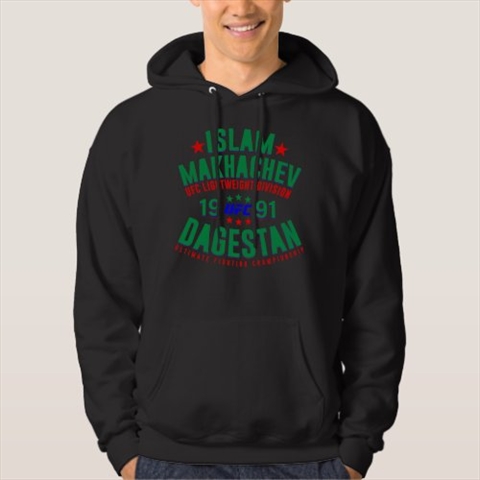 Islam Makhachev Dagestan Black Hoodie