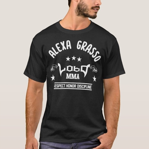 Alexa Grasso Respect Honor Discipline Black T-Shirt