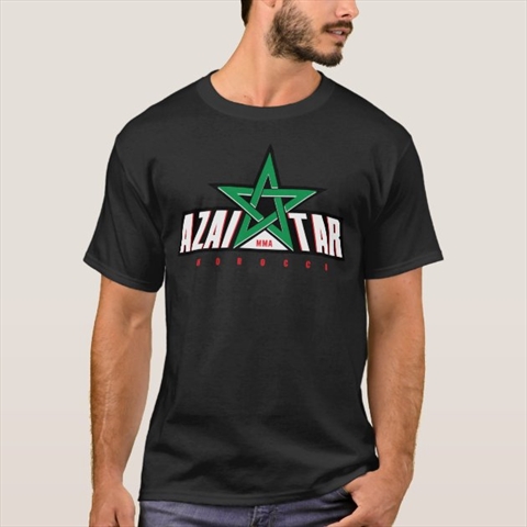 Ottman Azaitar MMA Morocco Black T-Shirt