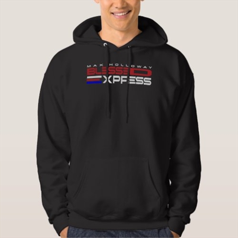 Max Holloway Blessed Express Black Hoodie