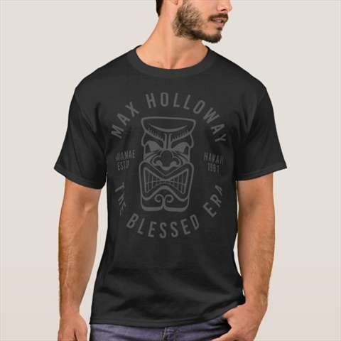 Max Holloway The Blessed Era Black T-Shirt